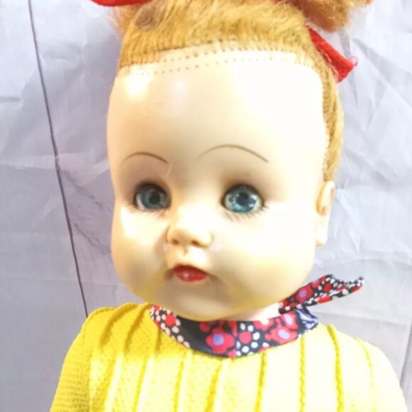 Vintage 25" Sleepy Eye Red Hair Dol - Picture 3 of 10